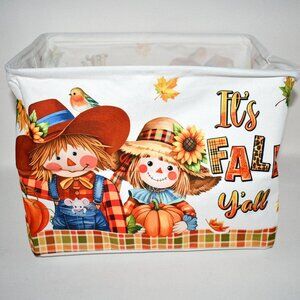 Clastyle Halloween Pumpkin Storage Basket – Jack-o’-Lantern Boo Bin, NWT